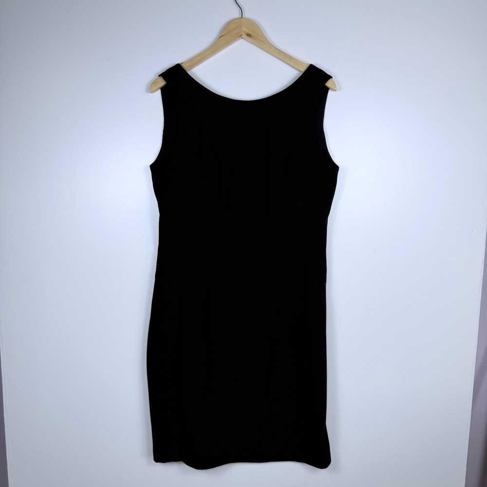 WHBM,Little Black Dress Bodycon, Cocktail Dress,Minimalist Textured Stitching. - Picture 2 of 14